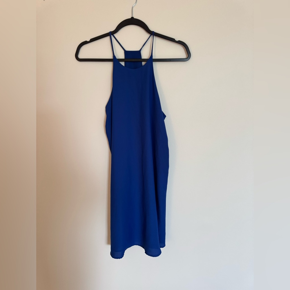 Soprano royal blue dress - small